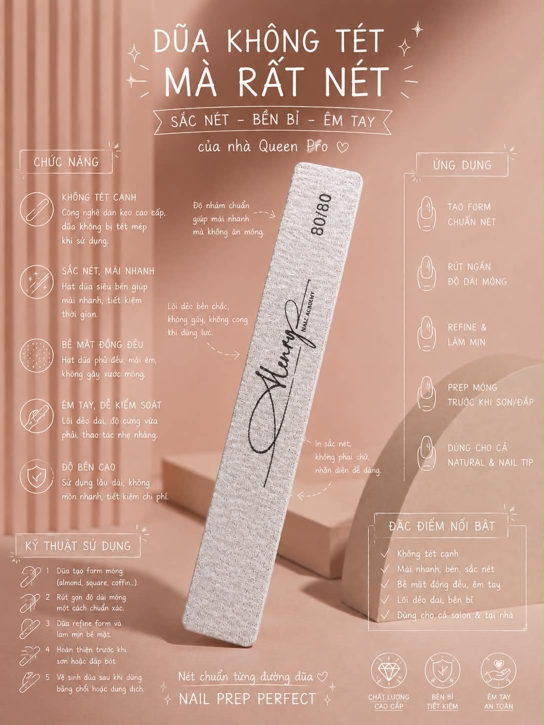 Professional Nail Files – Extra Coarse